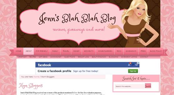 Grand Blogger JennsBlahBlahBlog