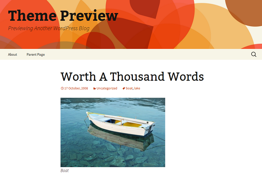 WordPress 2013 Theme